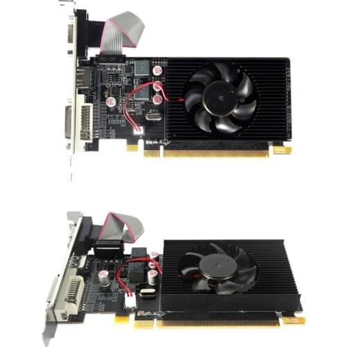 2021 Low Profile for hd7450 Image Card PCI-E 2.0 Half-height Graphics Card 2GB 64Bit GDDR3 Video Card for PC Desktop Computer