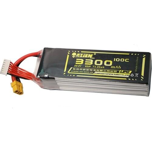 2S 3S 4S 6S 3300MAH Lipo Battery 100C 130C 7.4V 11.1V 14.8V 22.2V XT60 Plug Connector for FPV Racing Drone Helicopter Parts