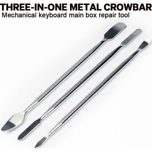 3 Pcs Special high-strength metal crowbar repair tool for mechanical keyboard computer main box disassembly
