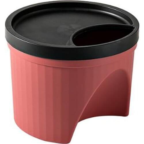 Household Waste Bins With Lid, Stackable Recycling Trash Can Kitchen Sundries Trash Bin Office Desktop Mini Rubbish Container