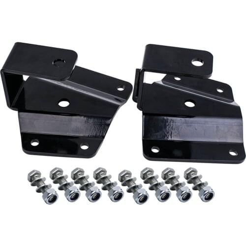 For Chevy Lowering Kit 2" Rear Axle Drop Hangers 1999 - 2006 GMC 1500 Pickup Truck
