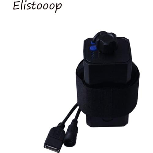 Elistooop Waterproof 4x18650 Battery Storage Case Box Holder For Bike LED Light