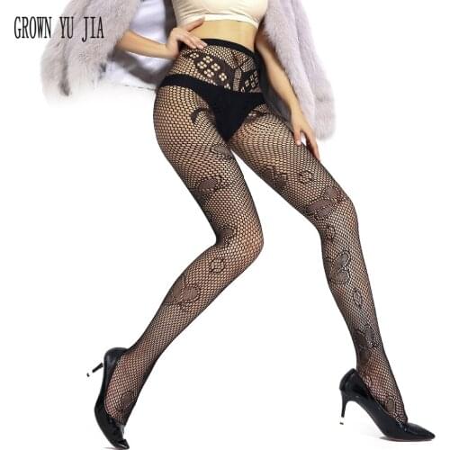 GROWN YU JIA Womens Black Tights