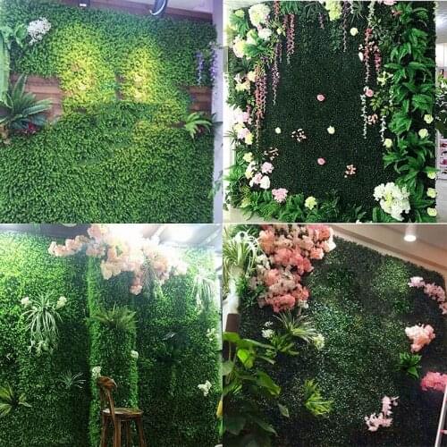 Artificial Grass Lawn Turf Simulation Plants Landscaping Wall Decor 40*60cm