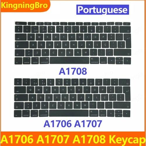 Laptop Portuguese Keys Keycaps Key Cap Keyboards Scissor Repair for Apple Macbook Pro A1706 A1707 A1708 2016 2017 Years