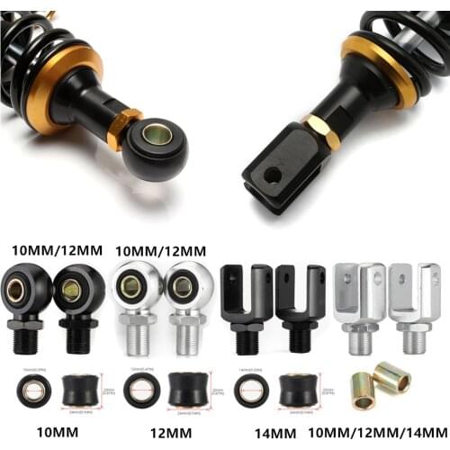 Eye Diameter 10mm 12mm 14mm Copper Rings Motorcycle Accessories Air Shock Absorber Rear Replace Adapter U Fork End Head D10