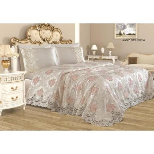 French Laced Miray Dowries Bridal Set 7 Piece Cream