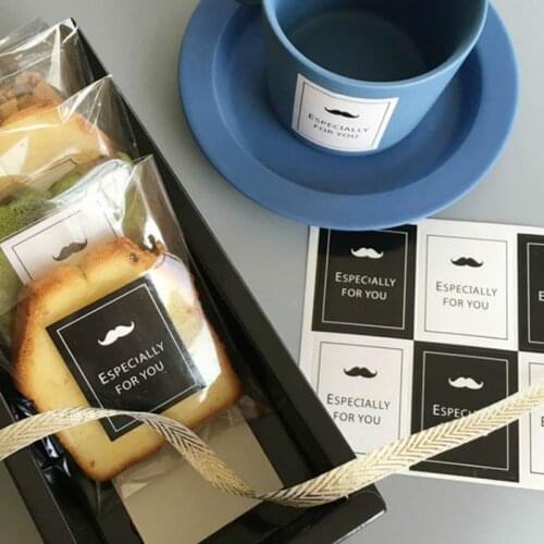 40pc Candy Cookies Bag Sealing Stickers Wedding Party Handmade Craft Gift Packaging Box Decor Paper Stickers DIY Baking Sticker