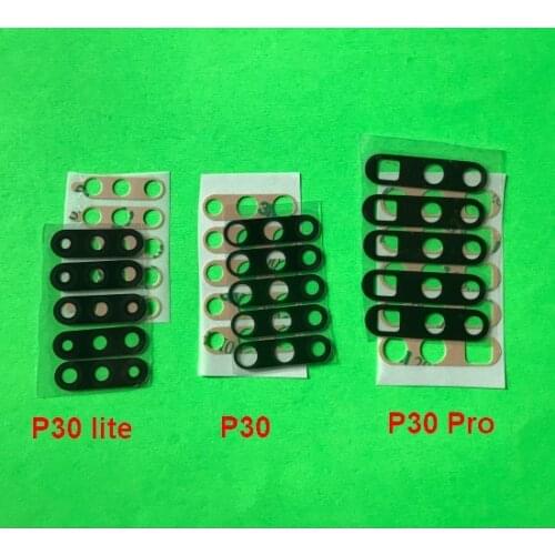50Pcs New Back Rear Camera Glass Lens with Adhesive Sticker For Huawei P30 Lite P30 Pro