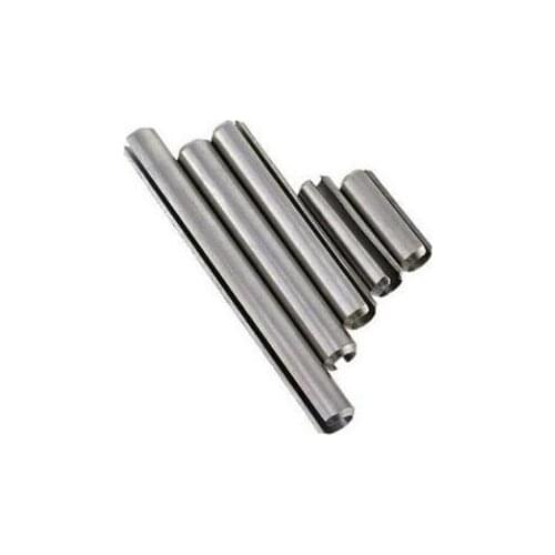 100Pcs M2 M2.5 M3 M4 M5 M6 Parallel Dowel Pins Stainless Steel Spring Pin Straight Pins Slotted Resilient Pin