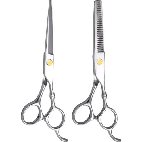 6 Inch Silver Japan Stainless Steel Barber Salon Professional Scissors Hair Cutting