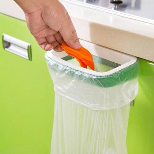 Garbage Bag Holder Hanging Rubbish Bags Rack For Kitchen Cupboard Cabinet Tailgate Stand Storage Kitchen Accessories 12.5*22cm