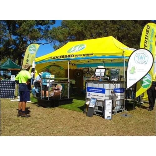 Super Strong Hexagonal 50x50x2.0mm Aluminum 3 x 6m Pop UP Gazebo Easy-Up Marquee Tent for Party Wedding Trade Show Event