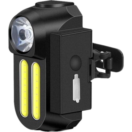 BORUiT LED Bicycle Light USB Rechargeable 1200mAh Bike Light Waterproof Cycling Flashlight for MTB