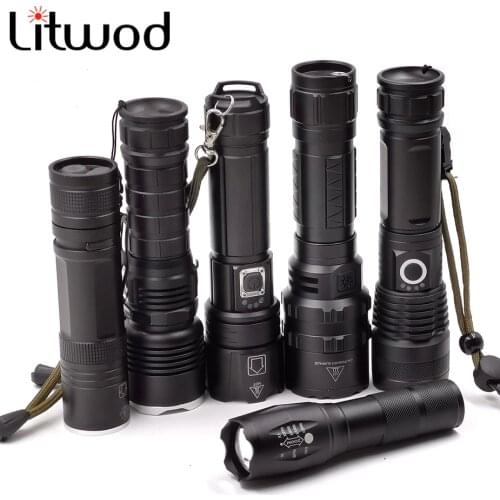 XHP90.2 Tactical Light Lamp LED Flashlight Torch Waterproof 18650 Or 26650 Battery Bulbs Shock Resistant Self Defense Power bank