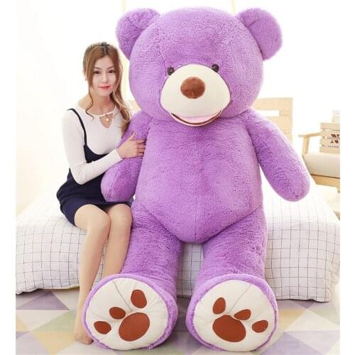 [Funny] Full filled Large size 200cm Giant America bear doll toy animal teddy bear stuffed plush toys soft doll child adult gift