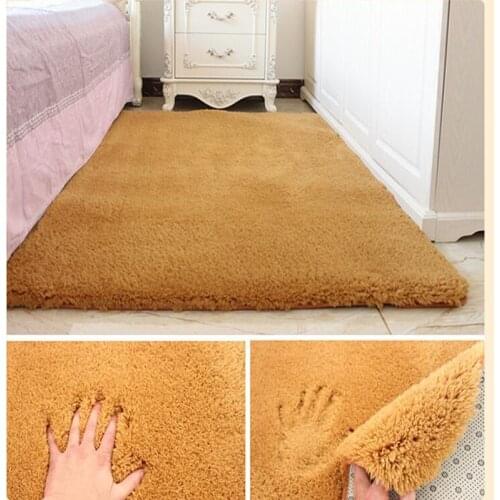 50*80CM Anti-Skid Fluffy Shaggy Area Rug Home Room Carpet Floor Mats Bedroom Bathroom Floor Door Mat shag rugs
