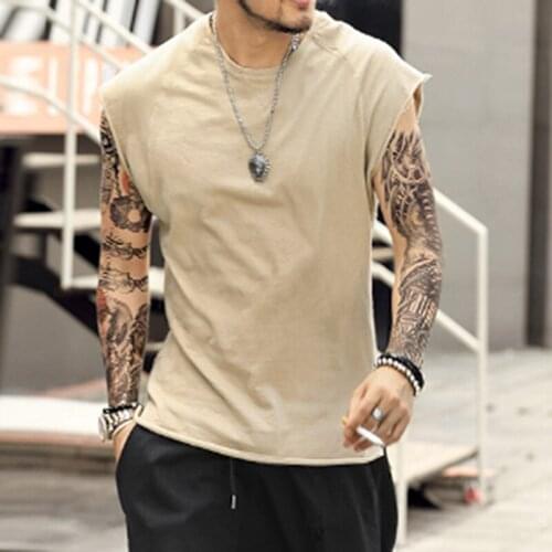 Brand Clothing Fitness T Shirt Men Fashion Extend Long Tshirt Summer Gym Short Sleeve T-shirt Cotton Bodybuilding Slim Fit Tops