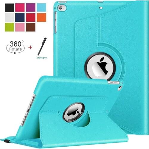 Case for iPad 2 3 4 Model A1430/A1458/A1459 Auto Sleep holste , for ipad Air 4 10.9" 360 Degree Rotating PU protective holster