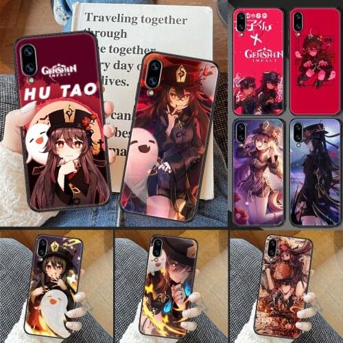 Genshin Impact Hu Tao HuTao Phone case For Huawei Honor 6 7 8 9 10 10i 20 A C X Lite Pro Play black art coque tpu shell fashion
