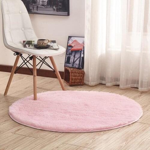 16 Colors Home Beige Carpets Round Thicken Soft Rugs For living Room Kilim Aera Rugs Kids Bedroom Yoga Mats Floor Doormats