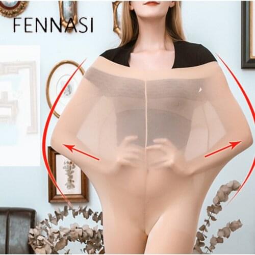 FENNASI Winter Plus Size Sticky Woman Tights Fashion Sexy Black Sweet Cute High Elasticity Tight Hot Nylon Women Pantyhone