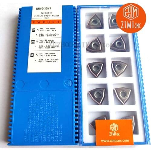 WNMG080408/WNMG080412 indexable carbide inserts ZIMI Turning tool insert External turning tool for processing stainless steel