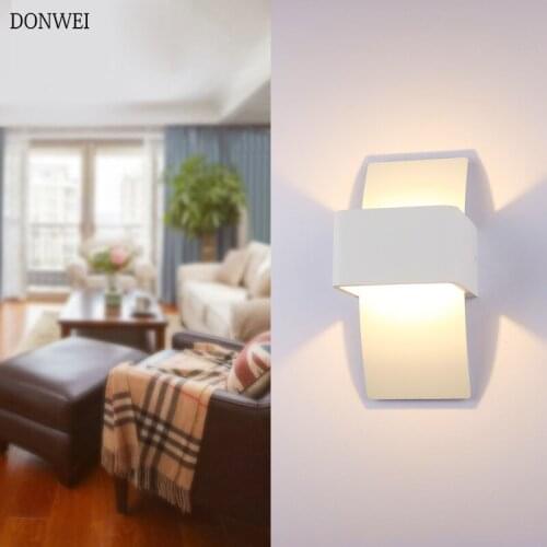 Indoor 5W LED Wall Lamp Living Room Decoration Wall Light Home Lighting Fixture Aluminum Bedroom Loft Stair Light AC90-260V