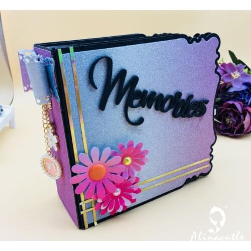 Metal Cutting Die Cut Album Set Border Scrapbooking Paper craft album Handmade Card Stencil Cutter Punch art cutter Alinacutle