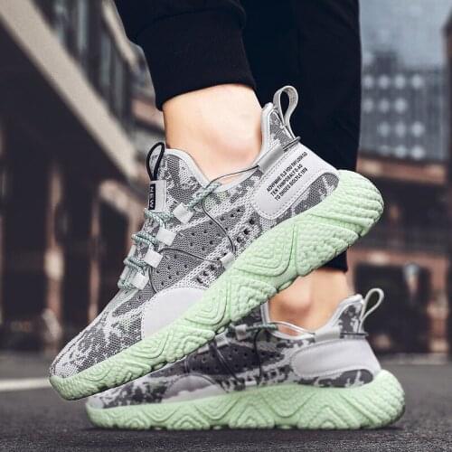 Mens Casual Shoes New Breathable Damping Jogging Shoes Mens Fashion Sneaker Mens Openwork Walking Shoes Mens Vulcanize Shoes