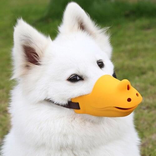 Dogs Muzzle Mouth Mask Anti Biting Barking Chewing Adjustable Pet Muzzles Comfy Soft Silicone Safety Dog Supplies Accessories