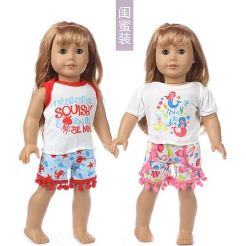 New suits for spring Fit For American Girl Doll 18 Inch Doll Clothes , Shoes are not included