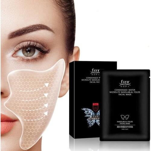 Anti Wrinkle Face Mask Patch Nasolabial Folds Film Forehead Wrinkles Fade Anti-wrinkle Firming Collagen Gel Law Pattern Sticker