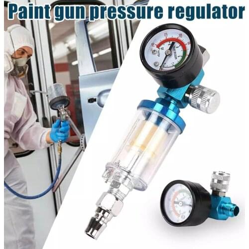 HVLP Spray Gun Paint Air Regulator Gauge Filter Pneumatic Gun Oil Water Trap Separator Tools Accessories for Airbrush