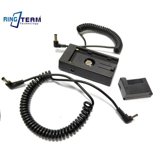 7.2V / 12V NPF Battery Plate with Coiled DC Cable + DR50 for Canon PowerShot G10 G11 G12 SX30 IS Digital