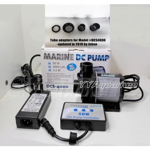 JEBAO JECOD MARINE SUBMERSIBLE WATER PUMP 110-240V W/ SPEED CONTROLLER CIRCULATION AC/DC SMART PUMP FOR REEF FISH NANO DCS4000
