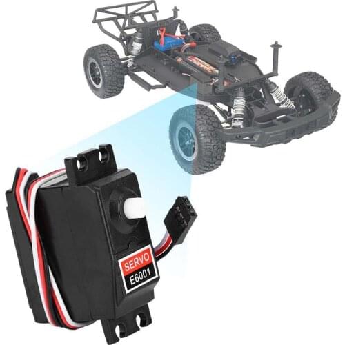 E6001 6KG Plastic Gear Waterproof Servo for HSP 94105 94106 94166 1/10 RC Car RC Toy Upgrade Accessory Spare Parts