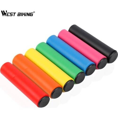 Ultraight Bicycle Grips MTB Silicone Sponge Handlebar Grips Anti-skid Shock-absorbing Soft Bike Grips Bicycle Cycling Handlebar