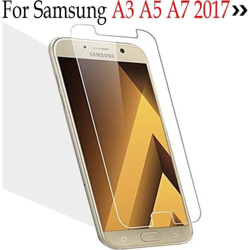 For Samsung Galaxy A3 2017 Tempered Glass Screen For Samsung Galaxy A5 A7 2017 protective glass on A 3 5 7 A720 A520 A320 Saver