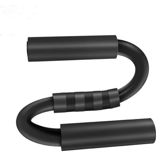 1Pair S-shaped Steel Tube Push-up Stand Exercise Chest Muscle Arm Muscle Anti-skid Stability Indoor Multifunctional Fitness Tool