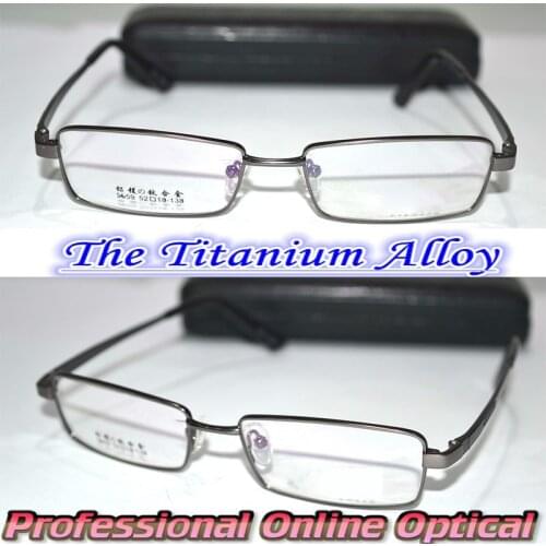 2019 Real Gafas Optical Custom Made Lenses Titanium Full-rim Frame Reading Glasses +1 +1.5 +2+2.5 +3 +3.5 +4 +4.5 +5 +5.5 +6