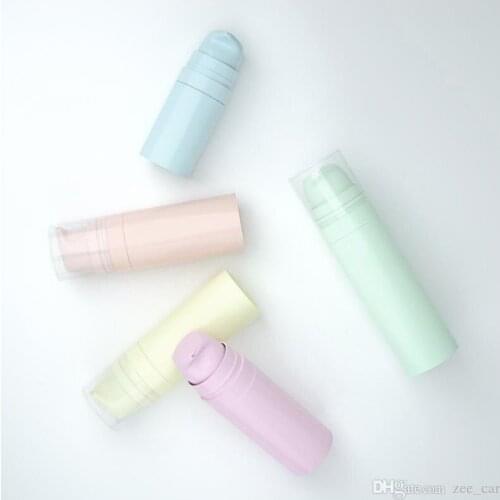 5ML 10ml 15ml Empty Plastic Airless Vacuum Press Emulsion Dispensers Spray Pump Toner Bottle Containers For Lotion Make Up Cosme