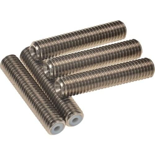 5PCS Barrel M6 X 30 PTFE Nozzle Throat for MK8 Tube Makerbot 3D Printer Extruder Hot End