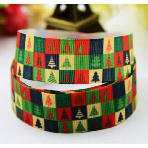 7/8'' 22mm,1" 25mm,1-1/2" 38mm,3" 75mm Christmas Cartoon Character printed Grosgrain Ribbon party decoration X-00517 10 Yards