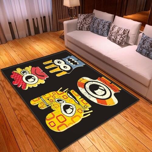 Abstract art 3D printing floor mats restaurant modern living room fashion rugs home bedroom children Room crawl non-slip carpets