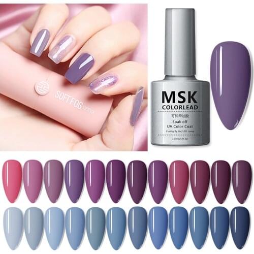 Msk Color Lead Gel Nail Polish For Nail Dry For UV Lamp Polish Gel Used for Gel Bright Color Glitter Nail Art Manicure Gel