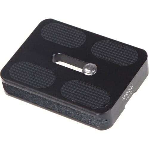Andoer PU-50 Quick Release Plate for Benro B0 B1 B2 J1 N1 Tripod Ballhead Arca Swiss Quick Release Plate 2018 New