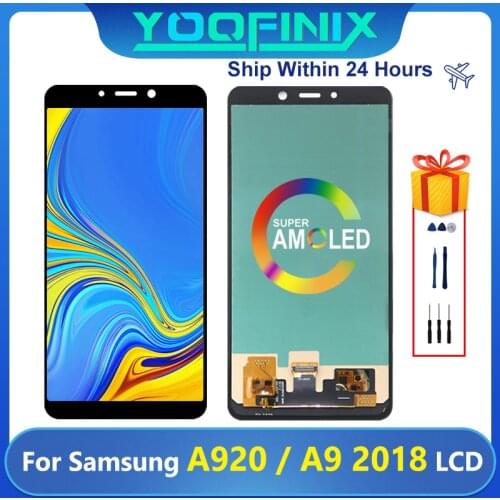 AMOLED For Samsung Galaxy A9 2018 LCD Touch Screen Digitizer Display Replacement Parts For Galaxy A9 Star Pro Display A9s LCD