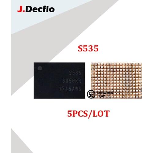 JDecflo 5Pcs/Lot PMIC S535 For Main Power IC SAMSUNG S7 S7edge G935F G935 G930F Integrated Circuits BGA Chip Replacement Parts