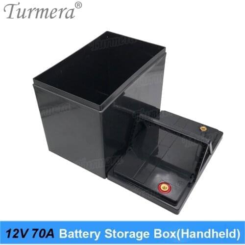 Turmera 12V Battery Storage Box for 3.2V Lifepo4 Battery Use Can Build 70Ah to 100Ah for Solar System Uninterrupted Power Supply